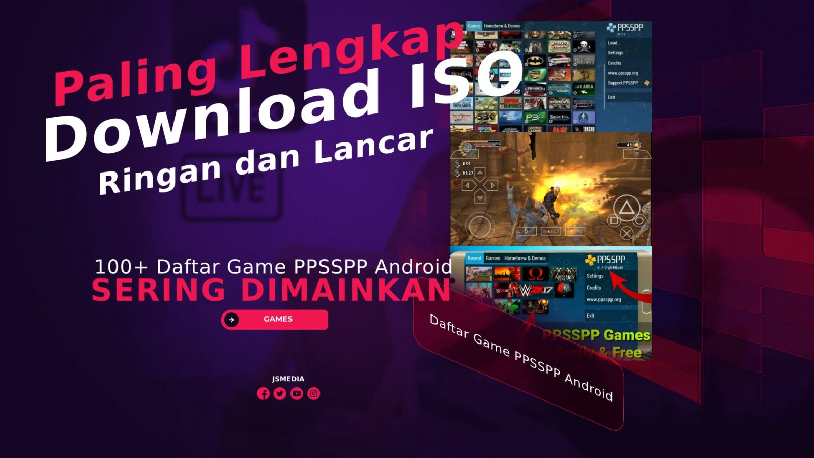 100+ Daftar Game PPSSPP Android Paling Lengkap, Lebih Ringan dan Lancar