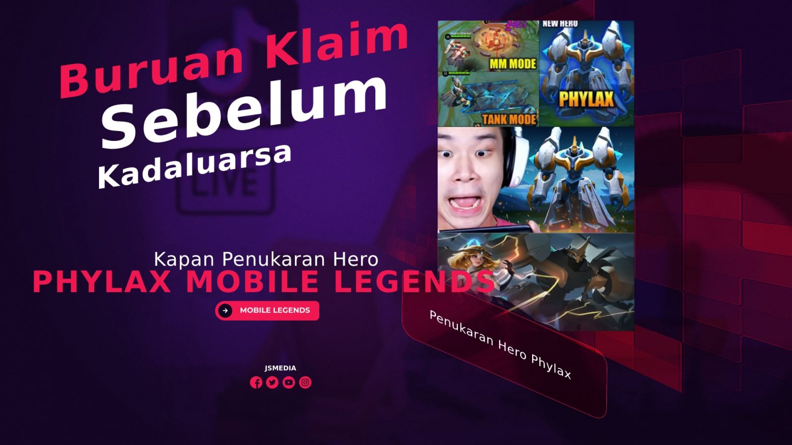 Kapan Penukaran Hero Phylax Mobile Legends? Buruan Klaim Sebelum Kadaluarsa