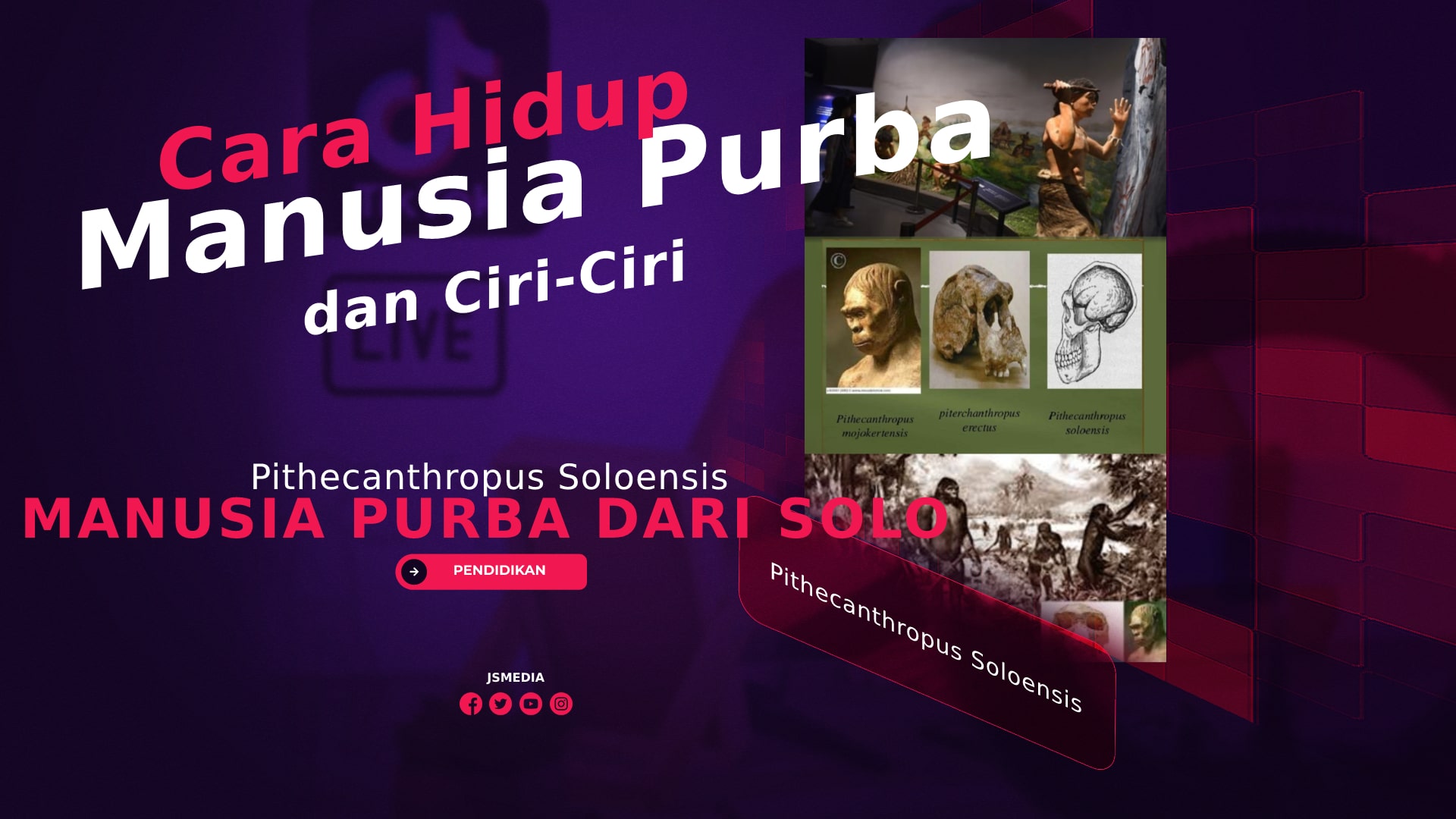 Pithecanthropus Soloensis, Solo: Cara Hidup Manusia Purba dan Ciri-Ciri