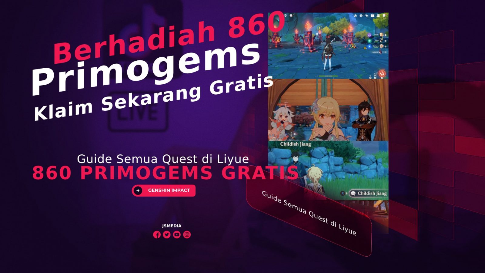 Guide Semua Quest di Liyue, Berhadiah 860 Primogems Gratis