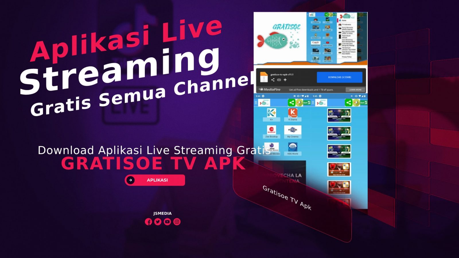 Gratisoe TV Apk: Tempat Nonton Streaming Bola Gratis Terbaru