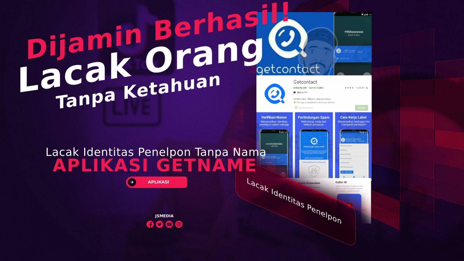 Aplikasi Getname: Lacak Identitas Penelpon Tanpa Nama, Dijamin Berhasil!