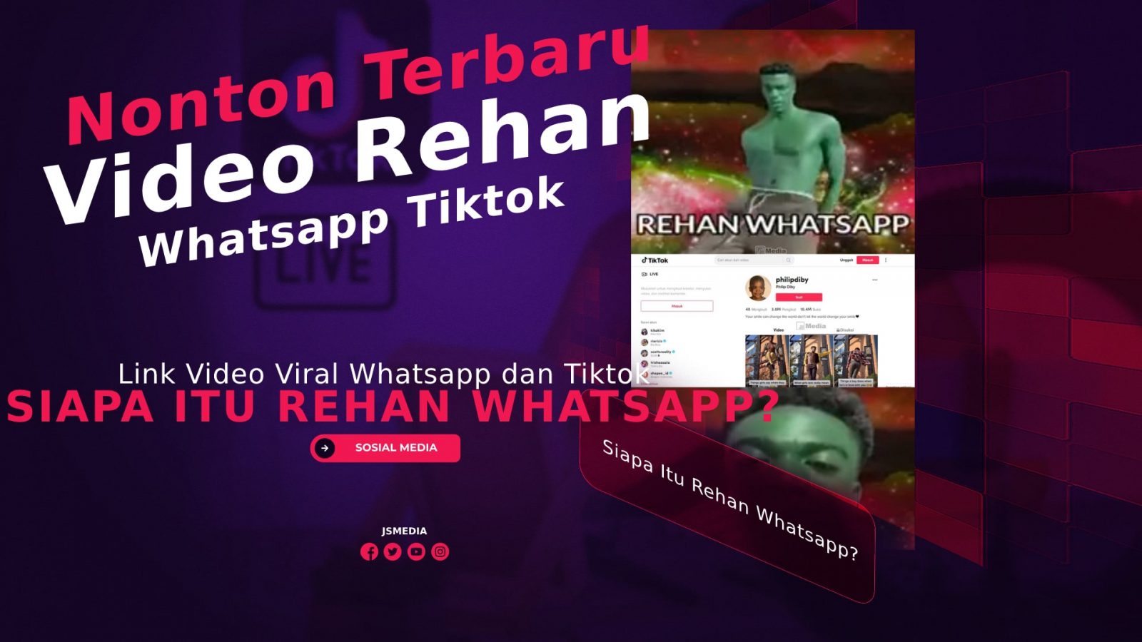 Siapa Itu Rehan Whatsapp? Link Video Viral Whatsapp dan Tiktok