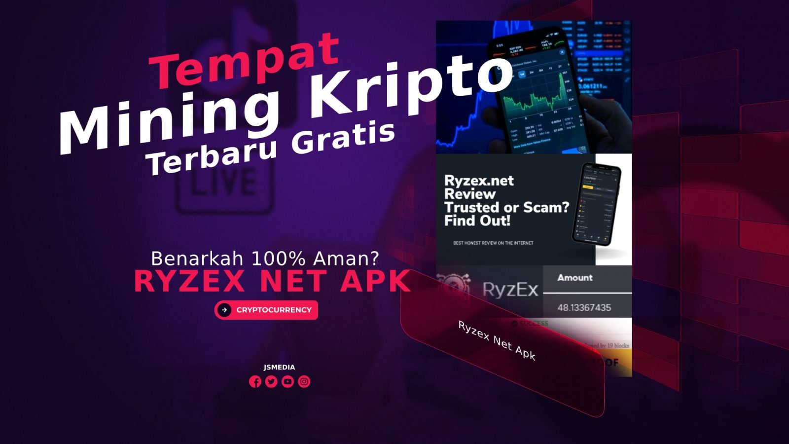 Ryzex Net Apk: Tempat Mining Kripto Terbaru Gratis