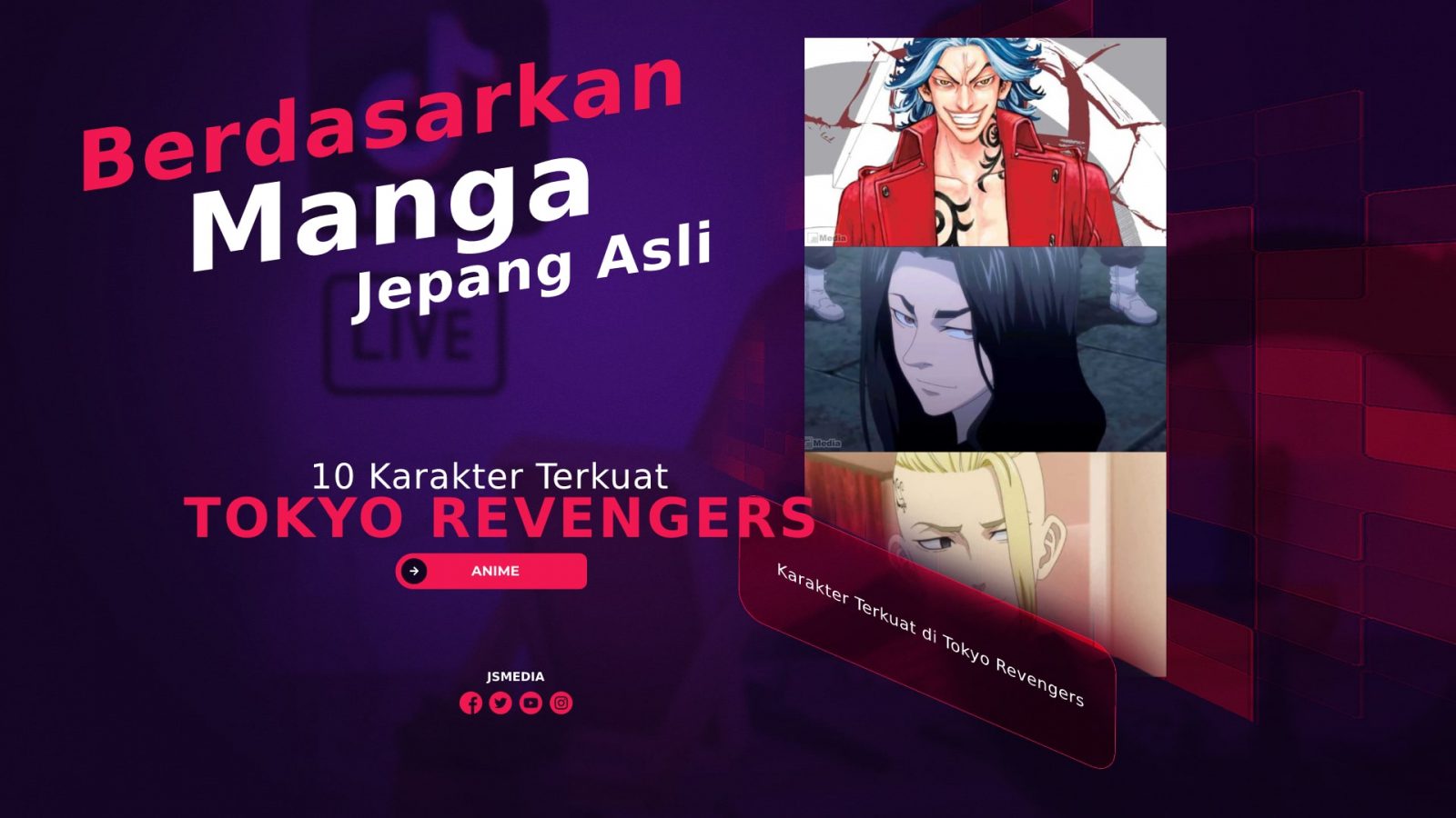 10 Karakter Terkuat di Tokyo Revengers Berdasarkan Manga