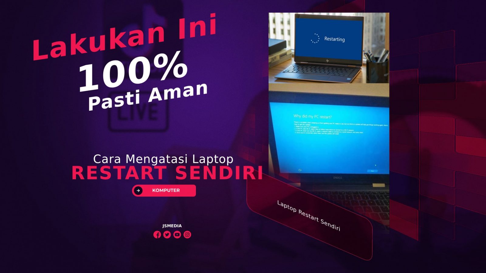 Cara Mengatasi Laptop Restart Sendiri, Lakukan Ini Pasti Aman