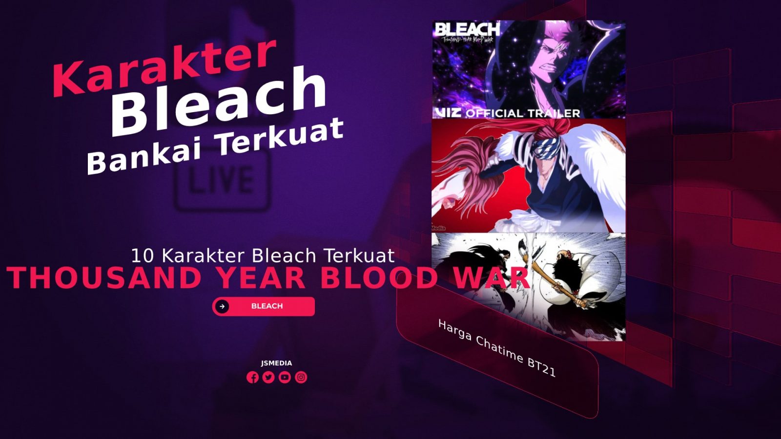 10 Bankai Terkuat yang Muncul di Thousand Year Blood War