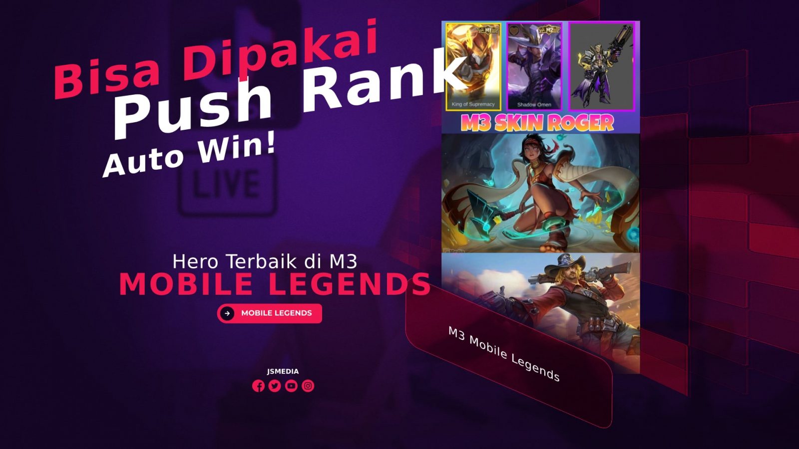 Hero Terbaik di M3 Mobile Legends, Bisa Dipakai Push Rank