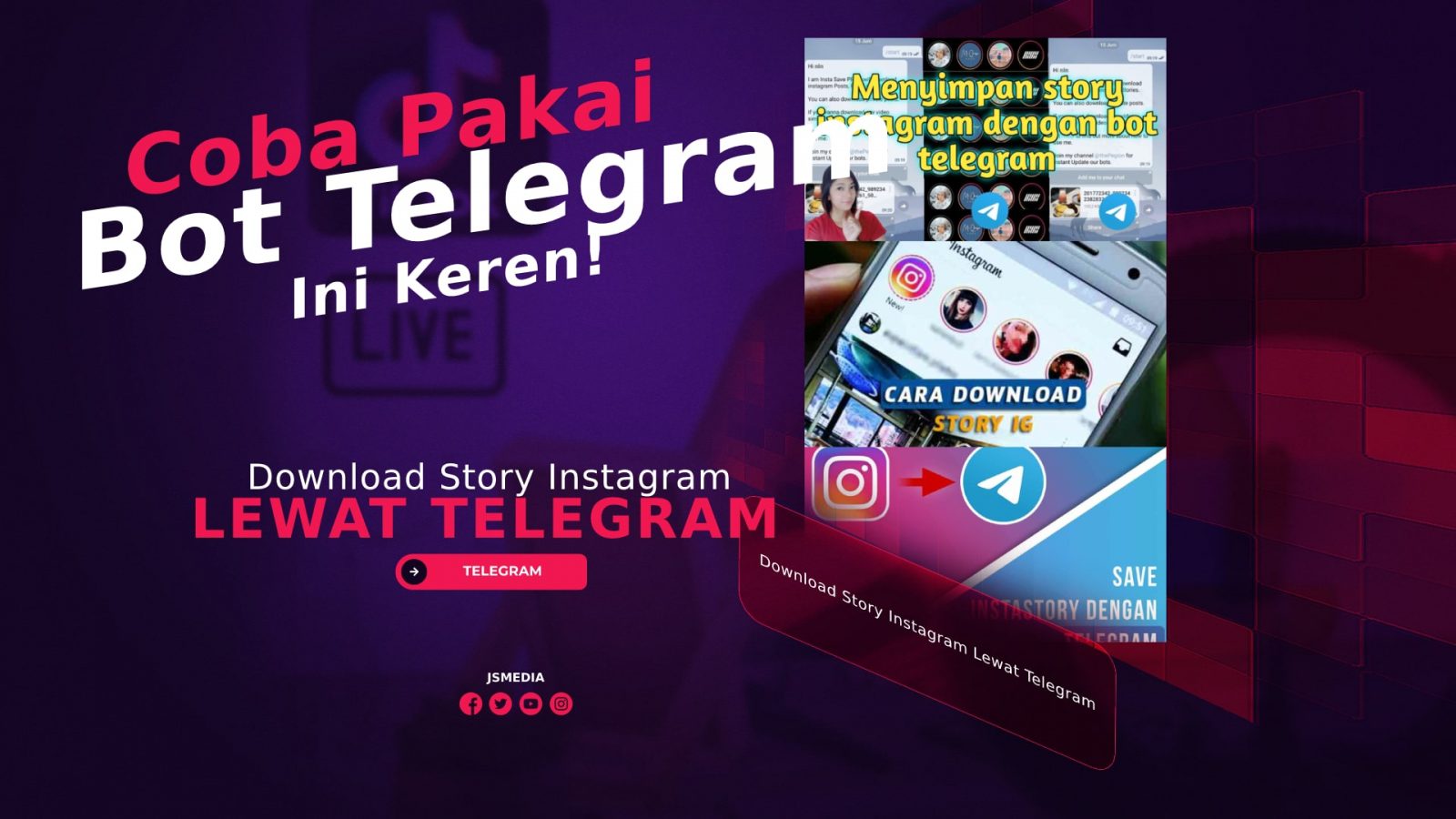Download Story Instagram Lewat Telegram, Coba Pakai Bot Ini