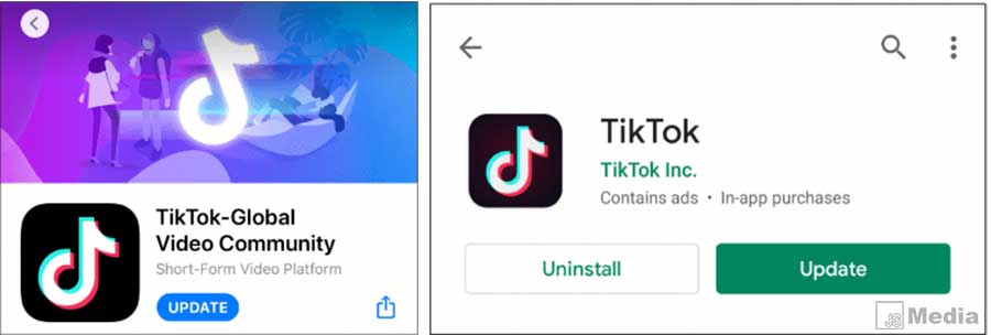 Tidak Bisa Share TikTok