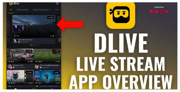 DLive - Aplikasi Live Streaming Penghasil Uang