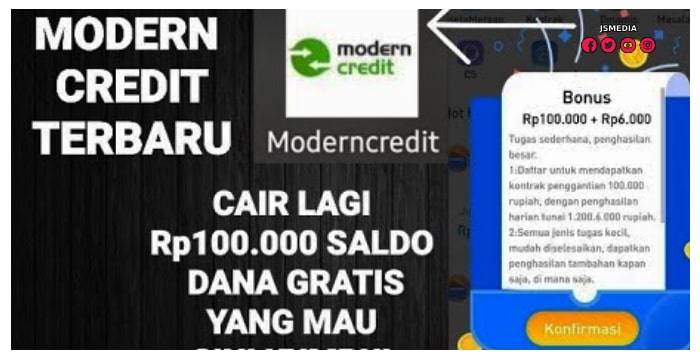 Cara Daftar Akun Modern Credit Penghasil Uang