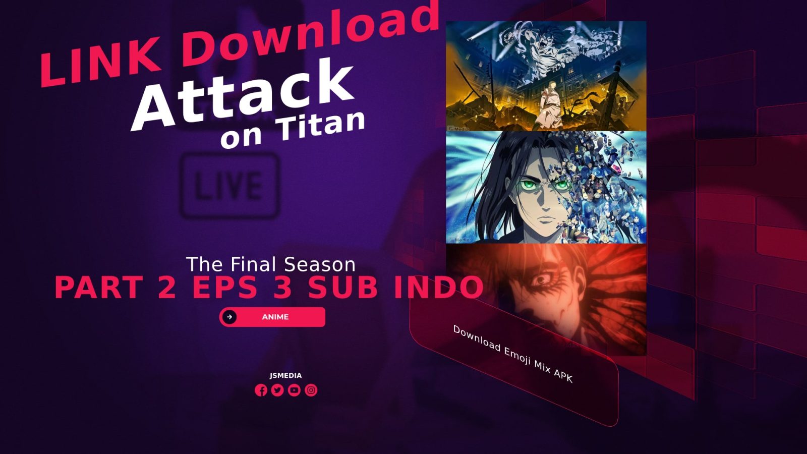 LINK Download Attack on Titan The Final Season Part 2 Eps 3 Sub Indo