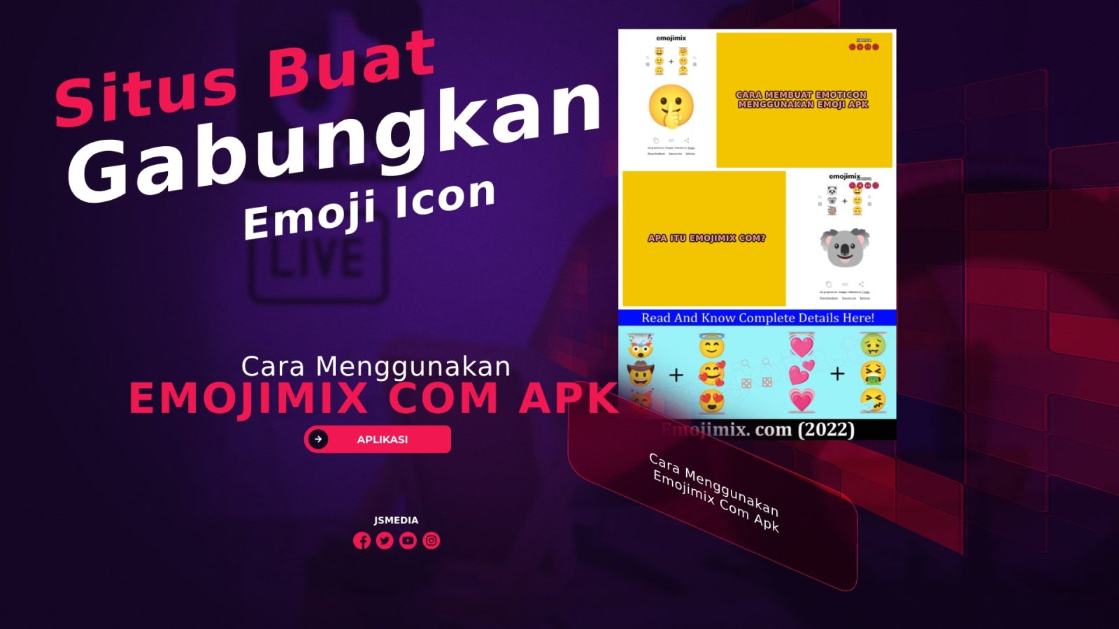 Cara Menggunakan Emojimix Com Apk, Situs Pembuat Emoji