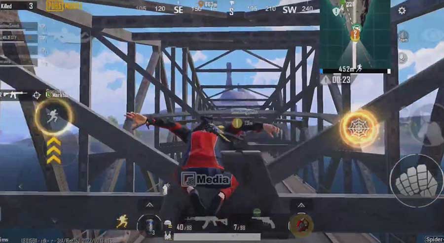 Cara Menggunakan Web Shooter PUBGM