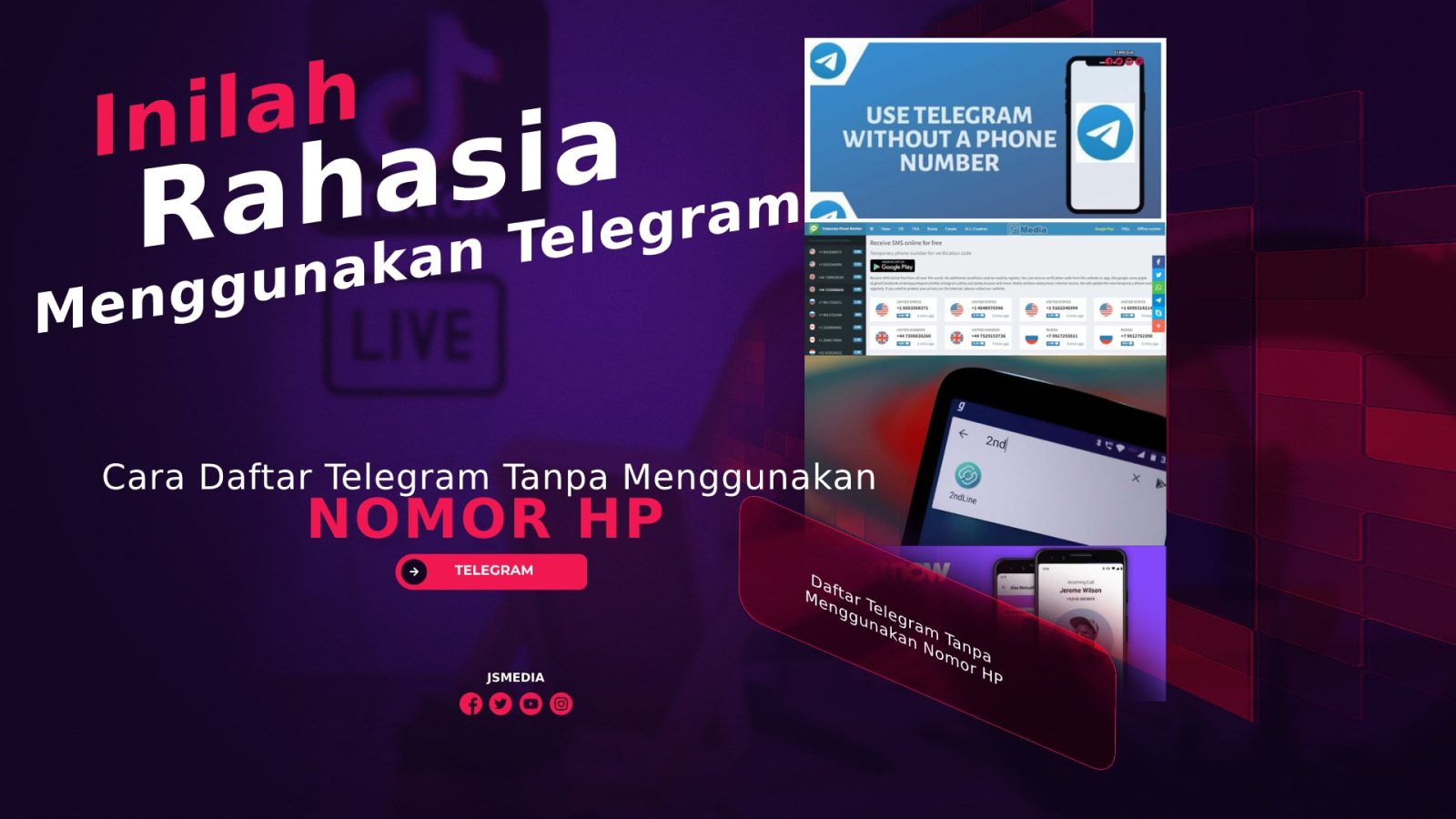 Daftar Telegram Tanpa Menggunakan Nomor HP