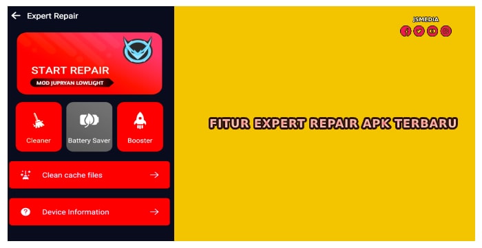 Fitur Expert Repair Apk Terbaru