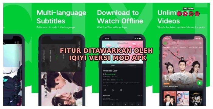 Fitur Ditawarkan Oleh IQiyi Versi Mod Apk