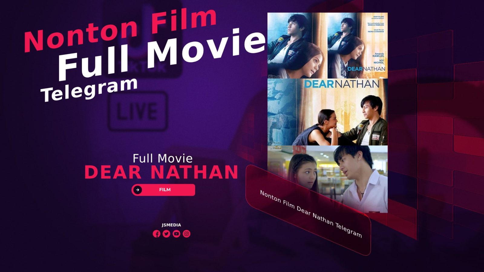 Nonton Film Dear Nathan Telegram Full Movie WEBDL Gratis