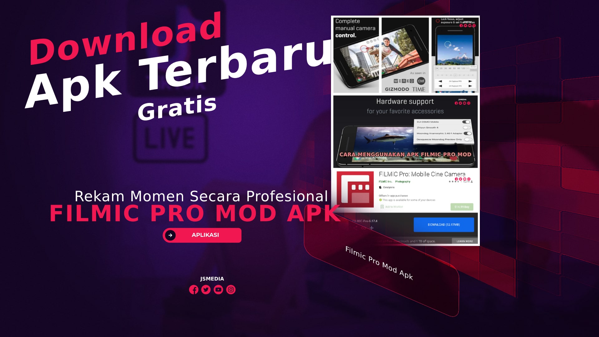 Filmic Pro Mod Apk Terbaru, Rekam Momen Secara Profesional