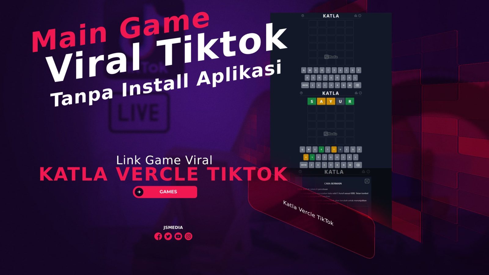 Link Game Katla Vercle TikTok, Main Game Tanpa Install Aplikasi