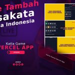 Katla Game Vercel App: Game Tambah Kosakata Bahasa Indonesia