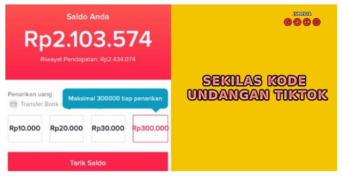 Sekilas Kode Undangan TikTok