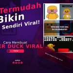 Cara Termudah Bikin Paper Duck Viral Di TikTok