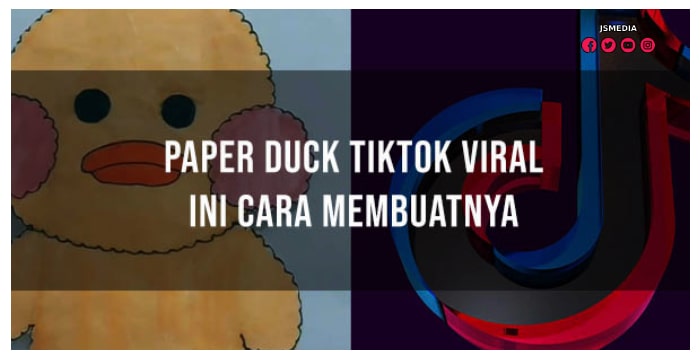 Cara Membuat Paper Duck Viral Di TikTok