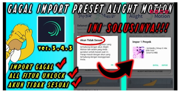 Cara Melakukan Import Link Preset XML Ke Dalam Alight Motion