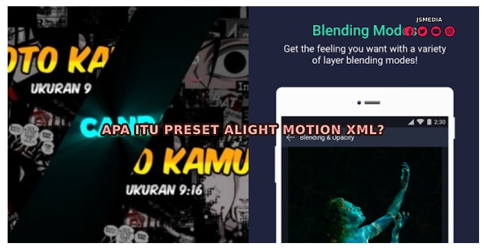 Apa itu Preset Alight Motion XML?