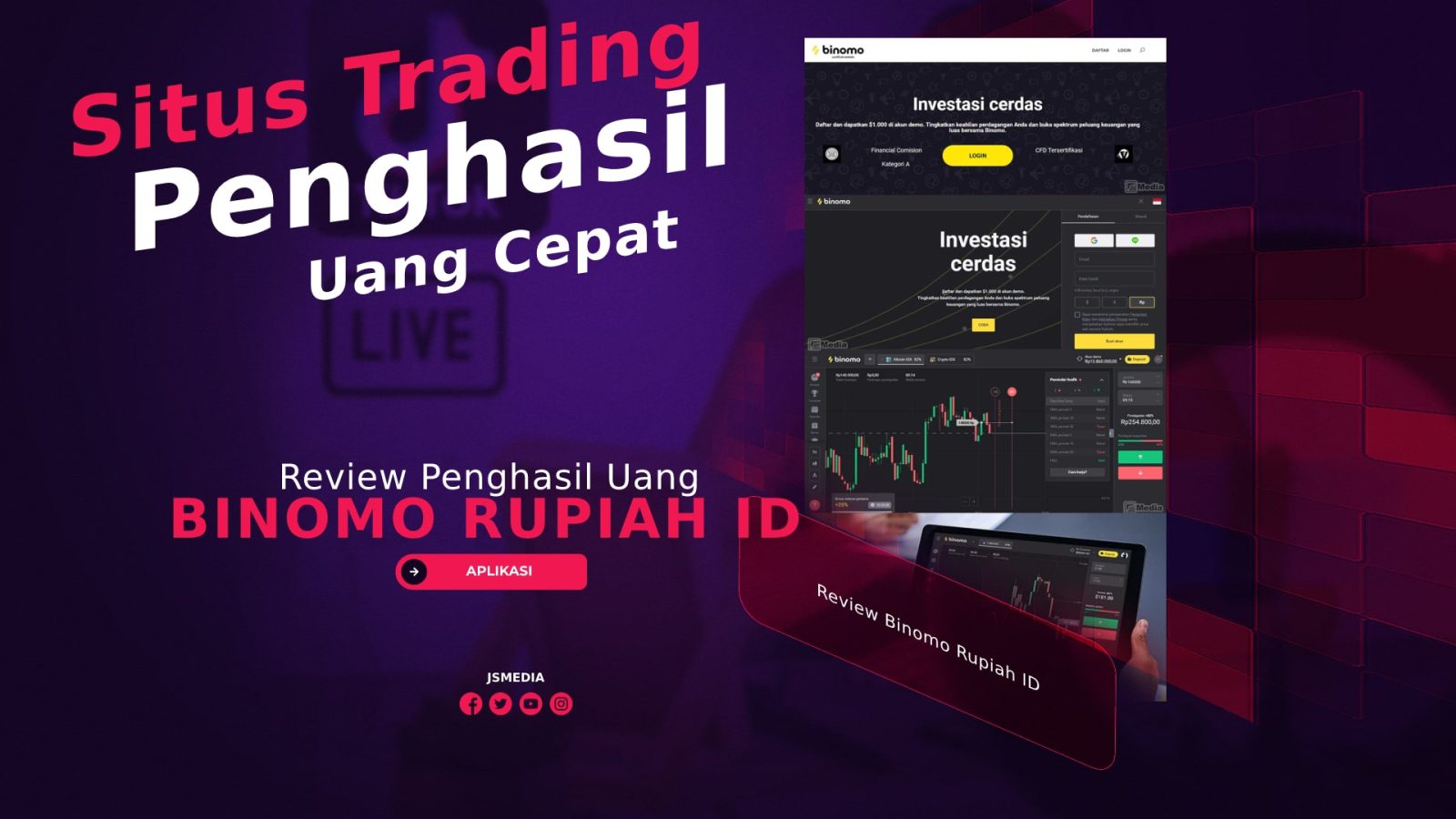 Review Binomo Rupiah ID, Situs Trading Penghasil Uang?