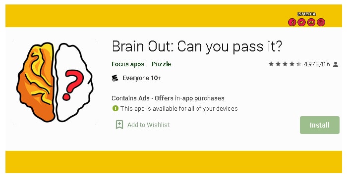 Cara Download Aplikasi Brain Out Asah Otak