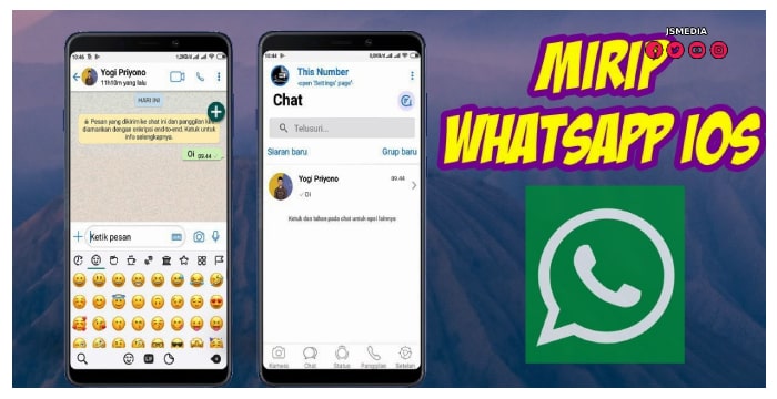 Download Whatsapp MOD IOS di Android