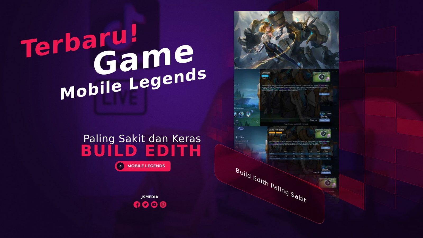 Terbaru! Build Edith Paling Sakit dan Keras di Mobile Legends