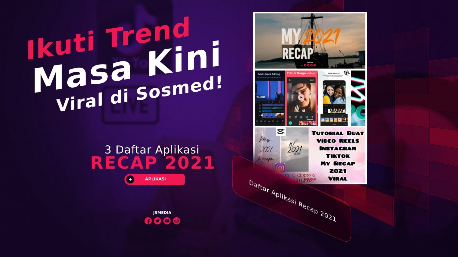 3 Daftar Aplikasi Recap 2021, Ikuti Trend Masa Kini