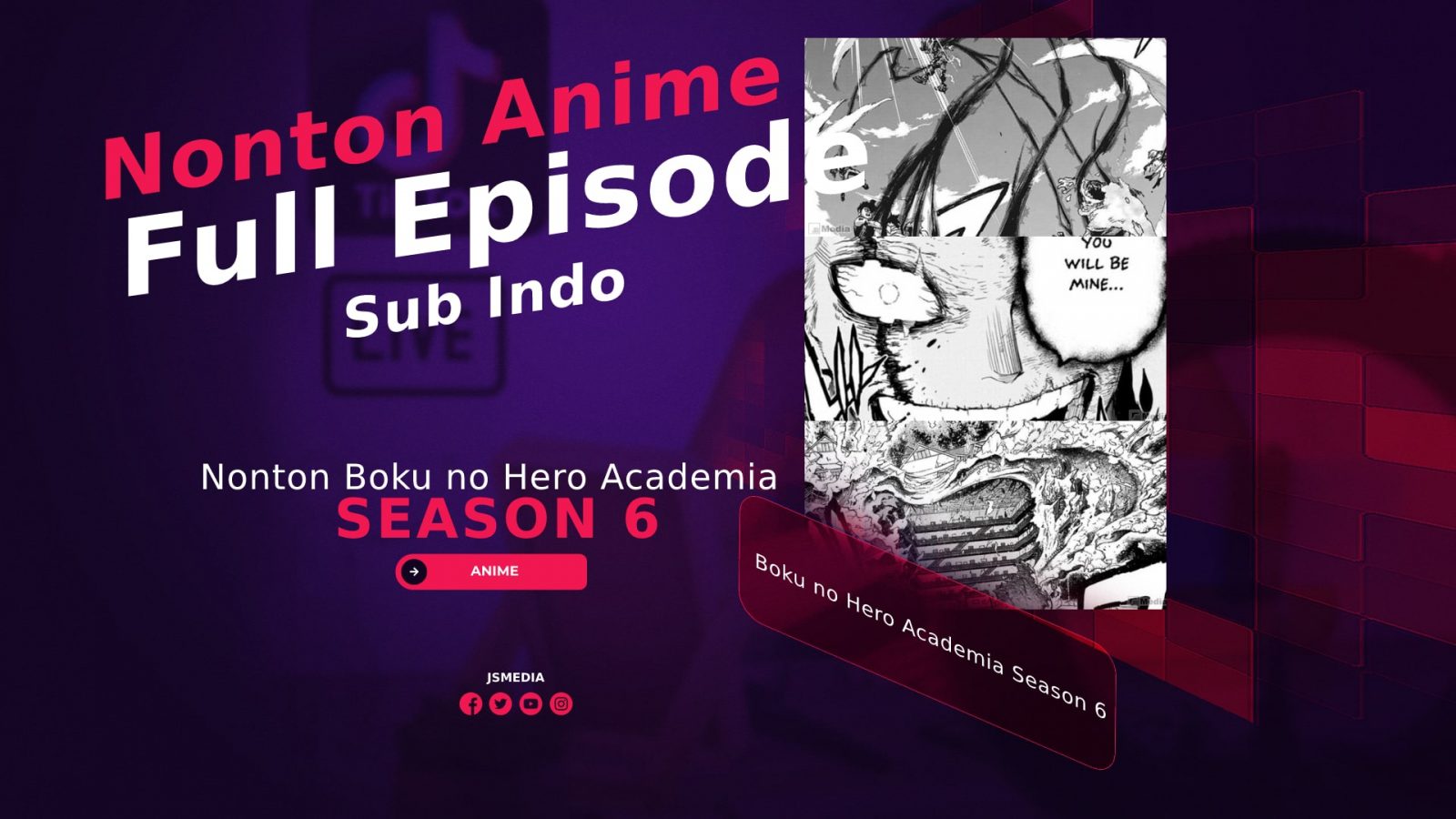 Nonton Boku no Hero Academia Season 6 Sub Indo