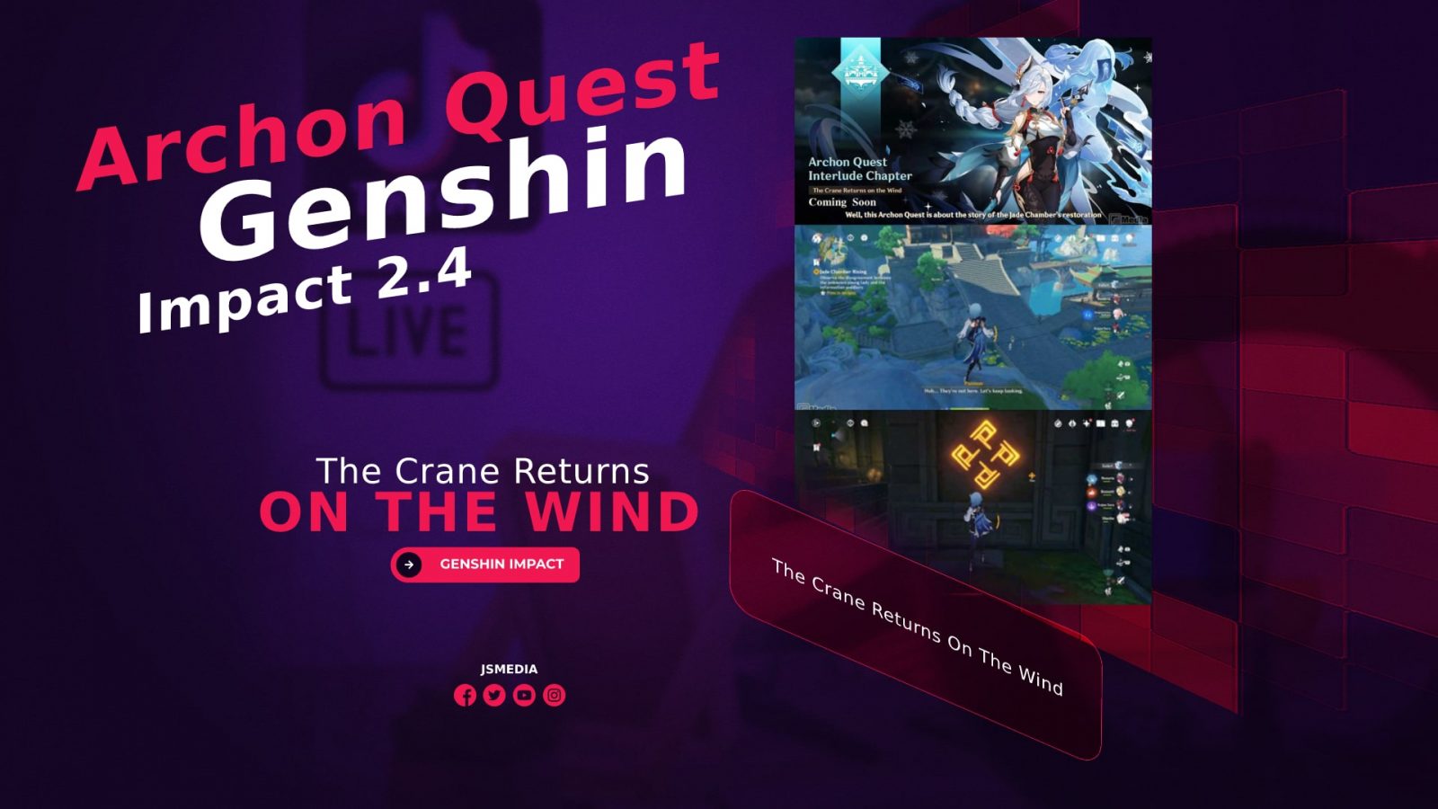 Archon Quest Genshin Impact 2.4 : The Crane Returns On The Wind