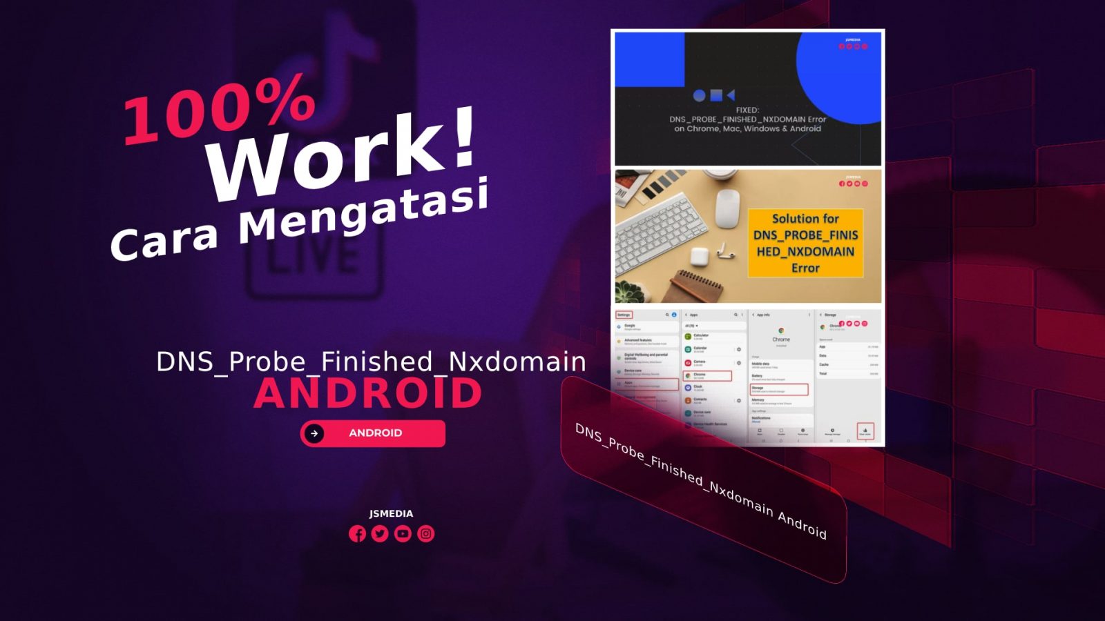 Cara Mengatasi DNS_Probe_Finished_Nxdomain Android, 100% Work!