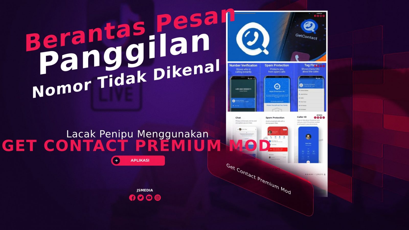 Get Contact Premium Mod Apk: Berantas Pesan, Panggilan Nomor Tidak Dikenal