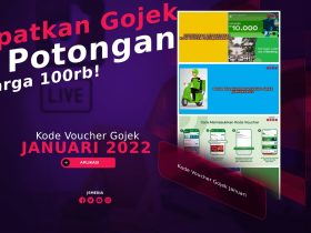 Kode Voucher Gojek Januari, Dapatkan Potongan Harga 100rb!