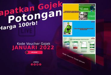 Kode Voucher Gojek Januari, Dapatkan Potongan Harga 100rb!