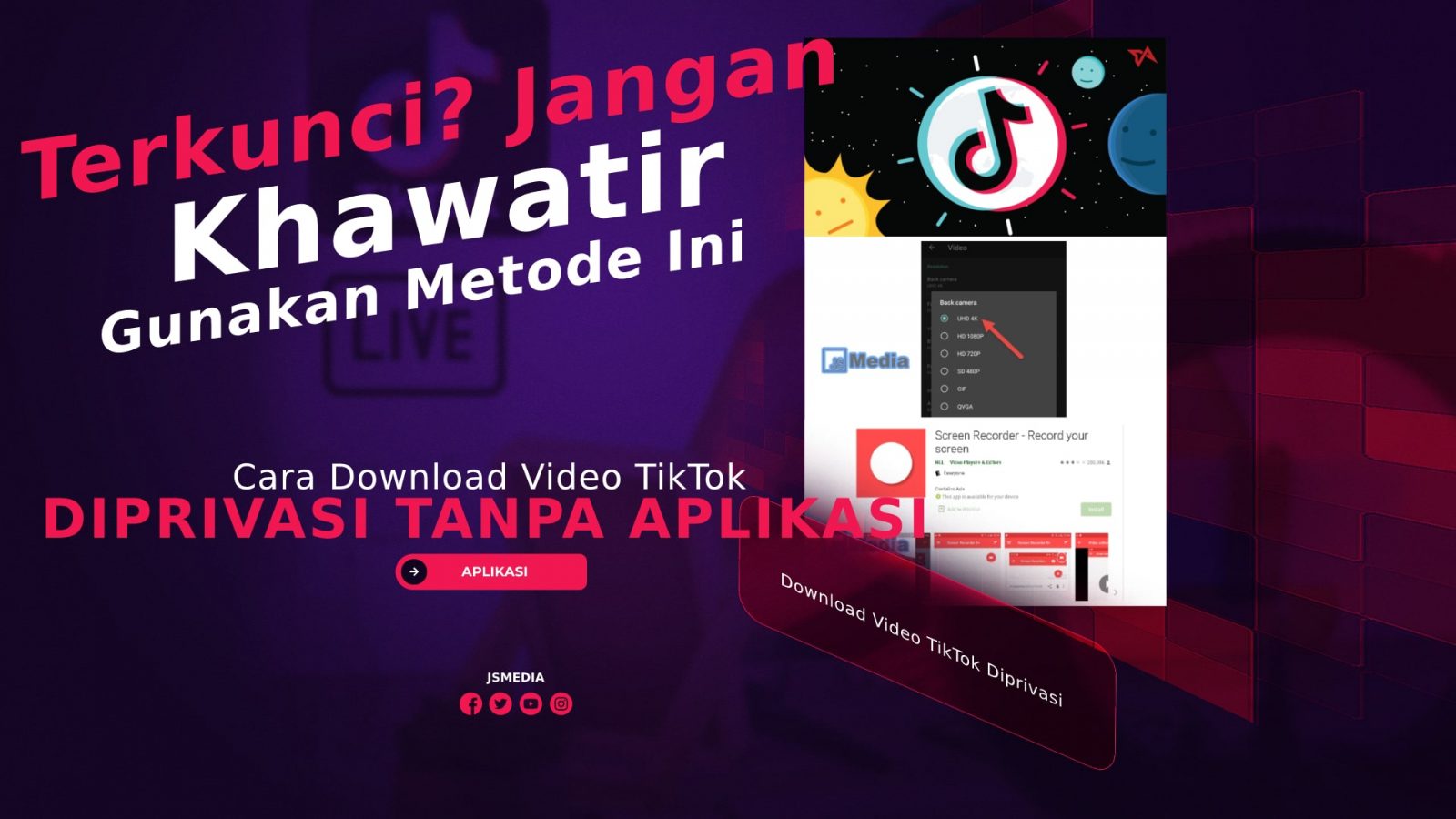 Terkunci? Cara Download Video TikTok Diprivasi tanpa Aplikasi