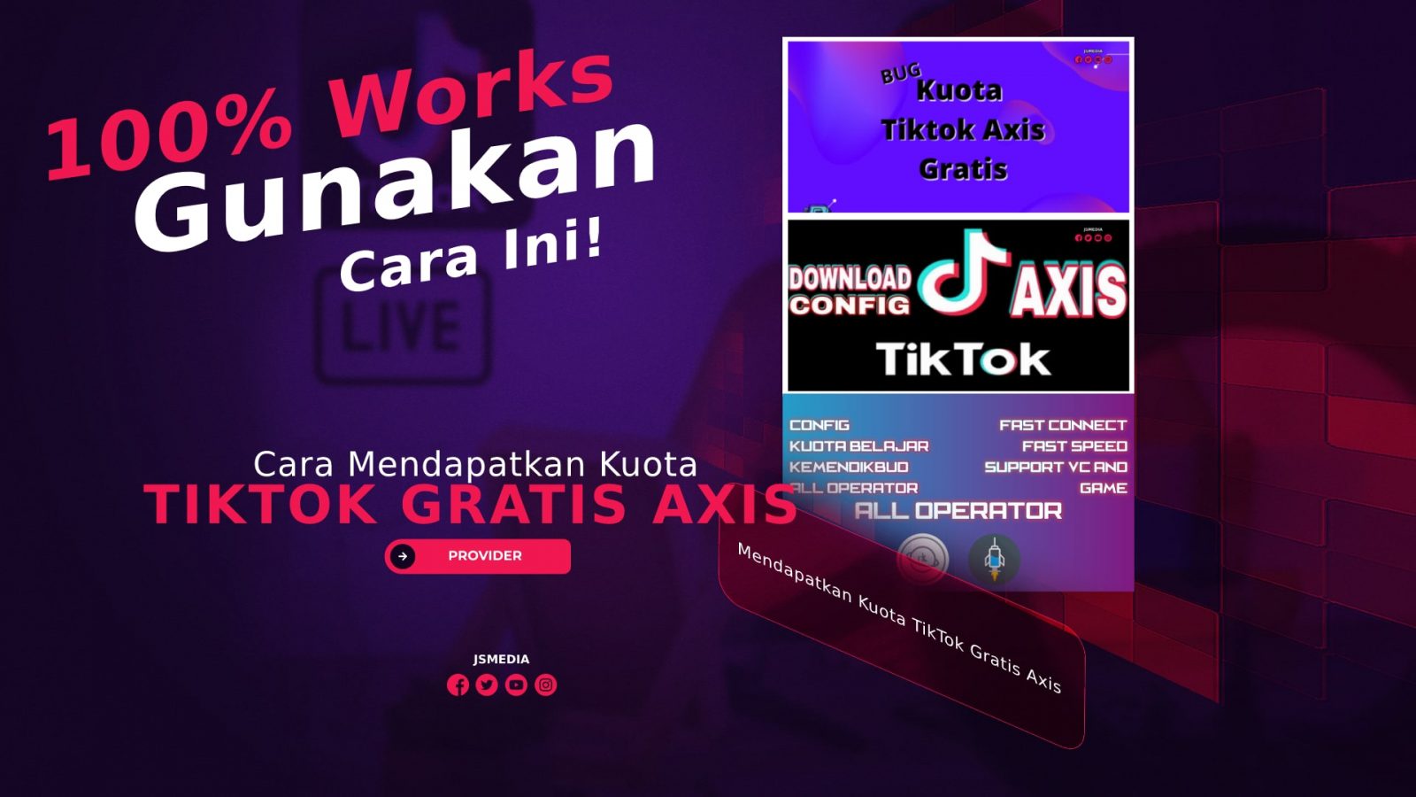 Cara Mendapatkan Kuota TikTok Gratis Axis, 100% Works