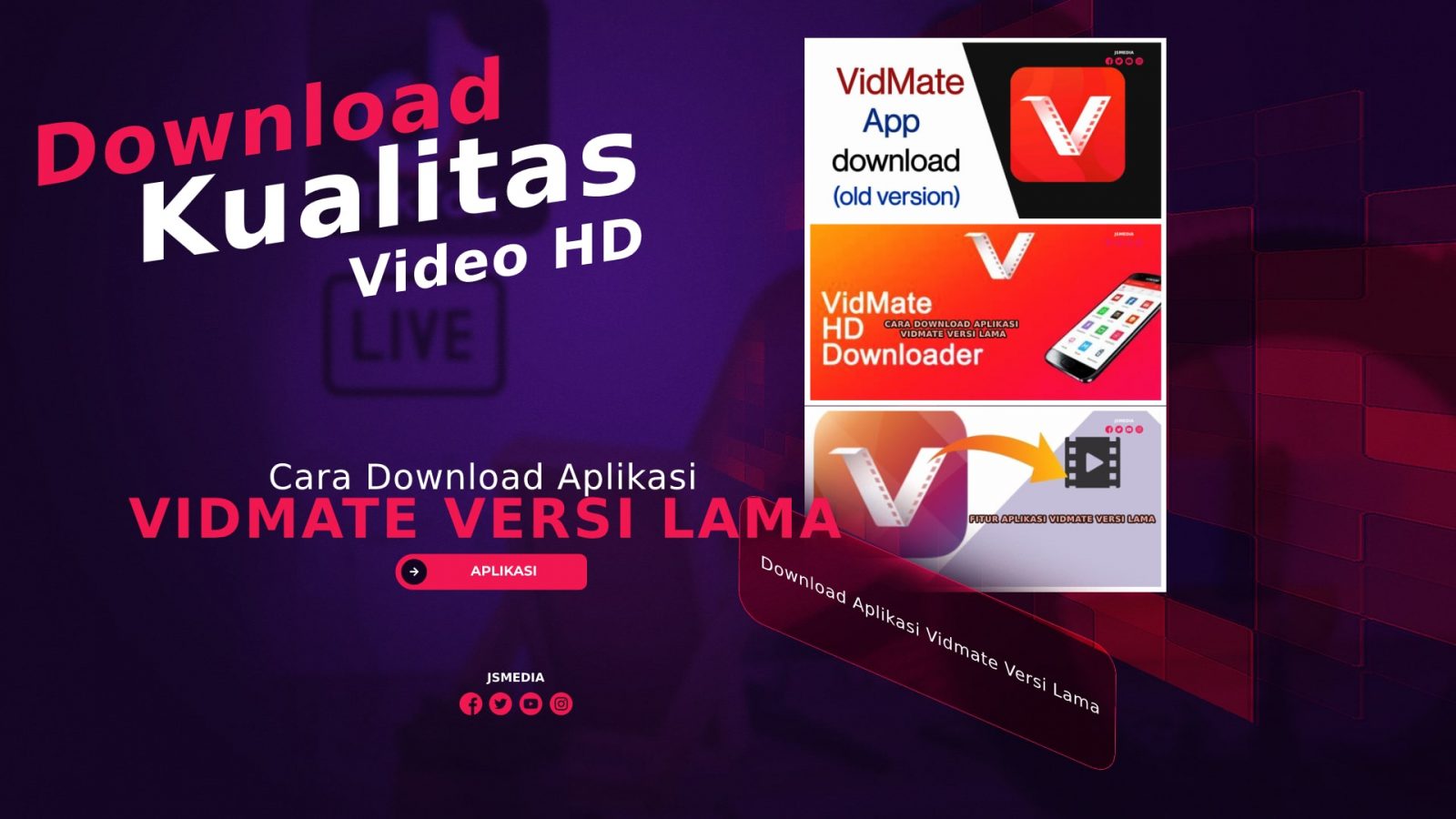 Cara Download Aplikasi Vidmate Versi Lama, Download Kualitas HD