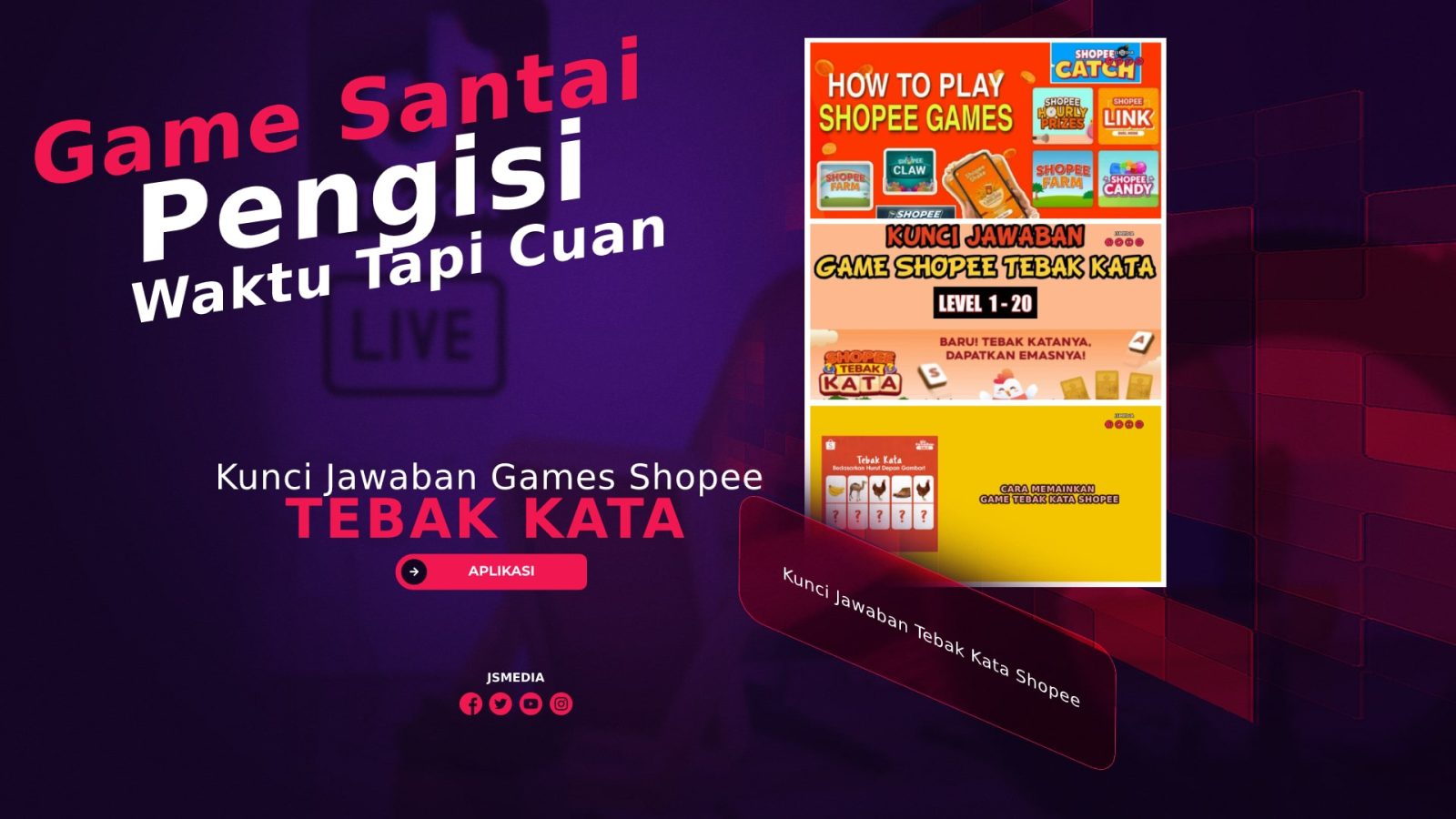 Kunci Jawaban Tebak Kata Shopee, Game Santai Pengisi Waktu