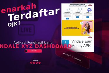 Vindale XYZ Dashboard Penghasil Uang, Benarkah Terdaftar OJK?