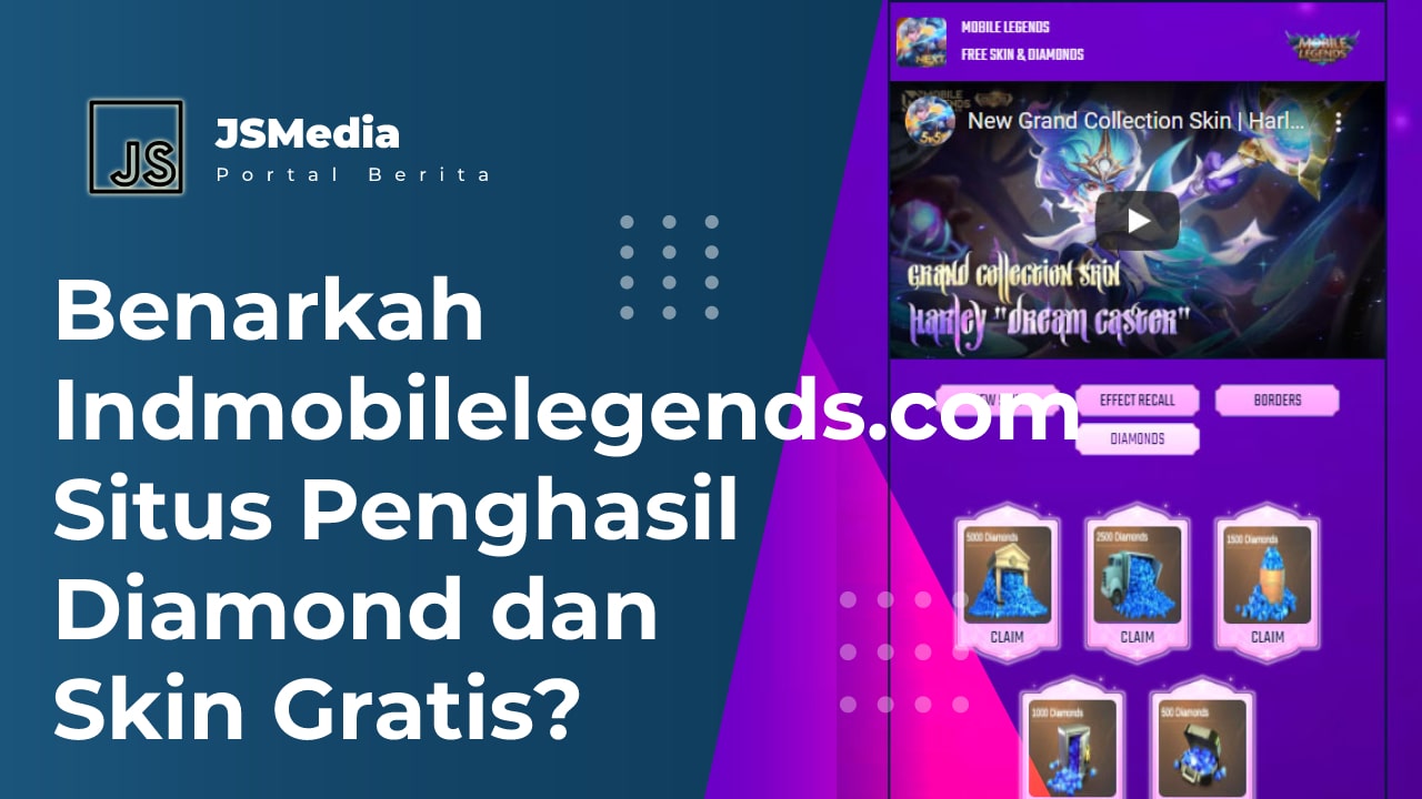 Benarkah Indmobilelegends.com Situs Penghasil Diamond dan Skin Gratis?