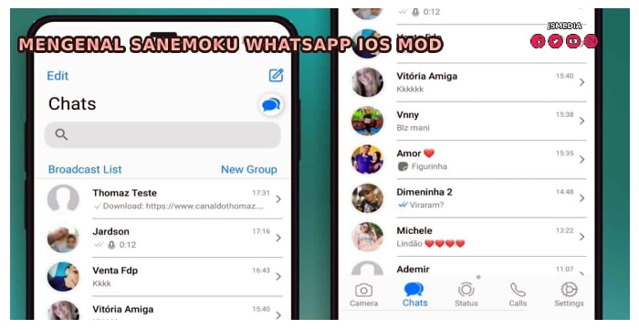 Mengenal Sanemoku WhatsApp iOS Mod