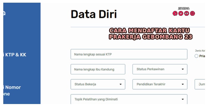 Cara Mendaftar Kartu Prakerja Gebombang 23